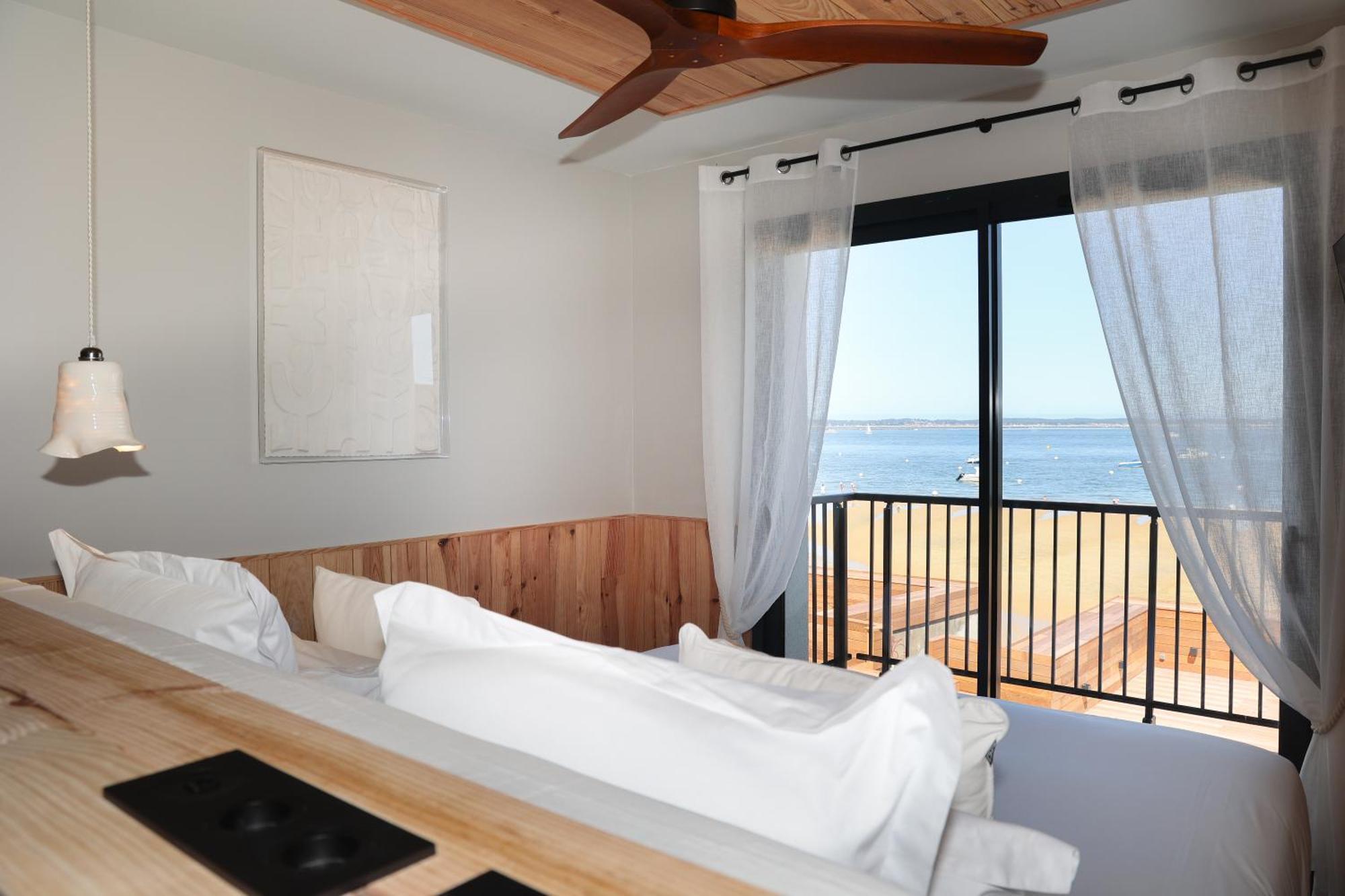 Les Vagues Hotel & Spa Arcachon Bagian luar foto