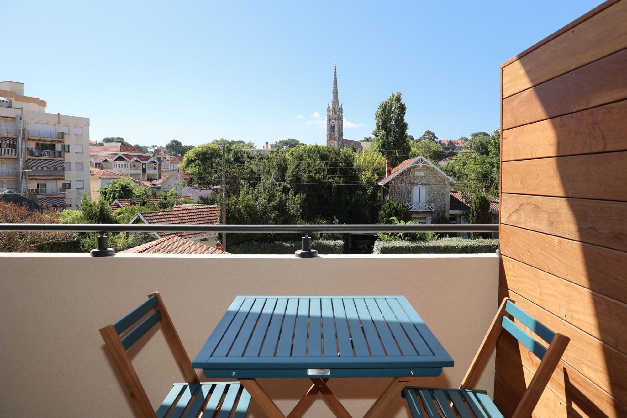 Les Vagues Hotel & Spa Arcachon Bagian luar foto