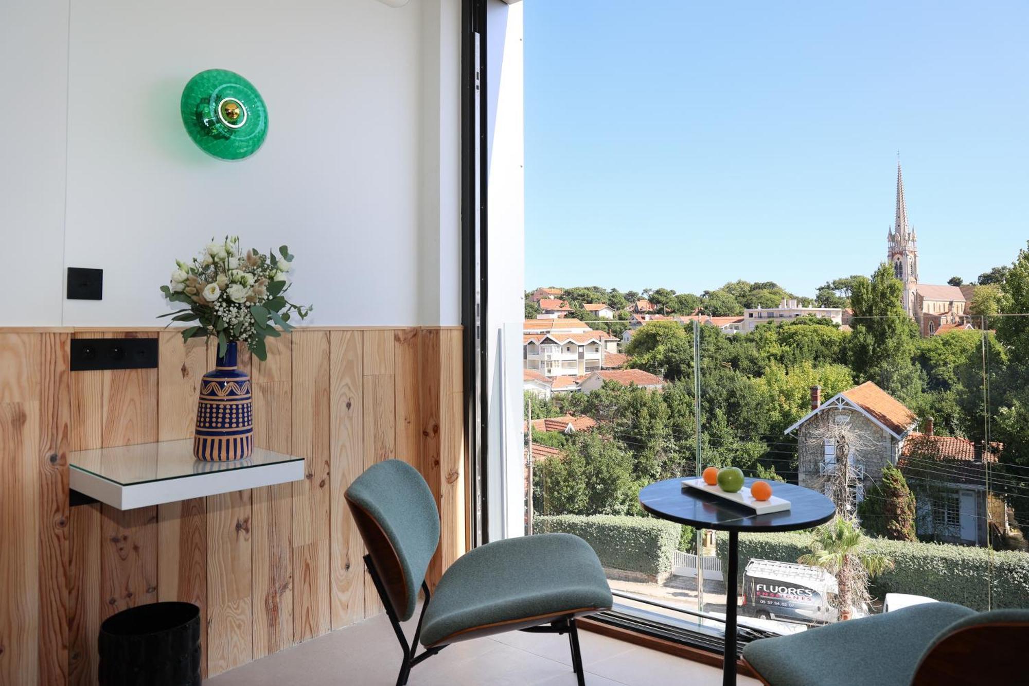Les Vagues Hotel & Spa Arcachon Bagian luar foto